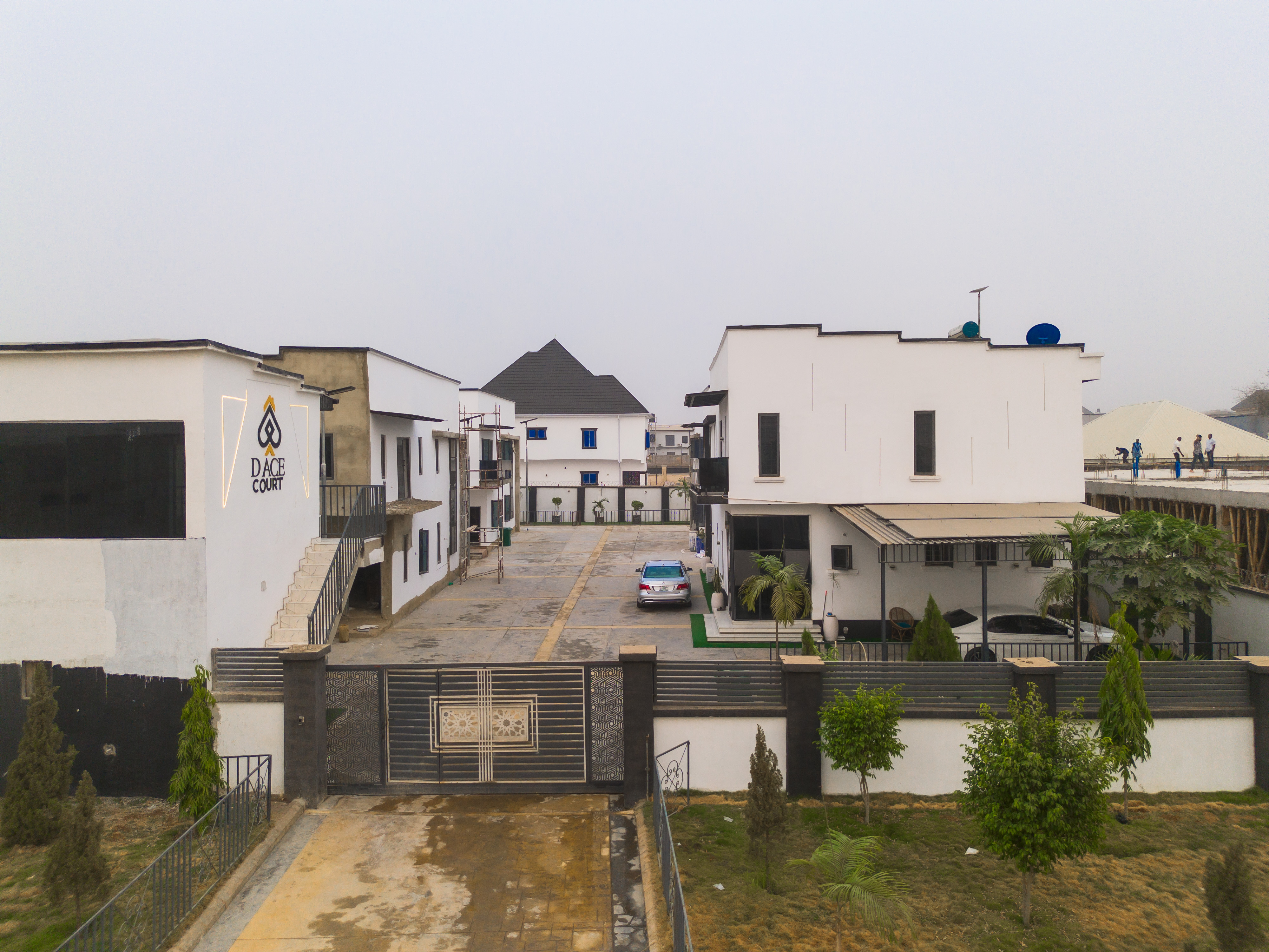 D'ACE Court — Aerial Estate View