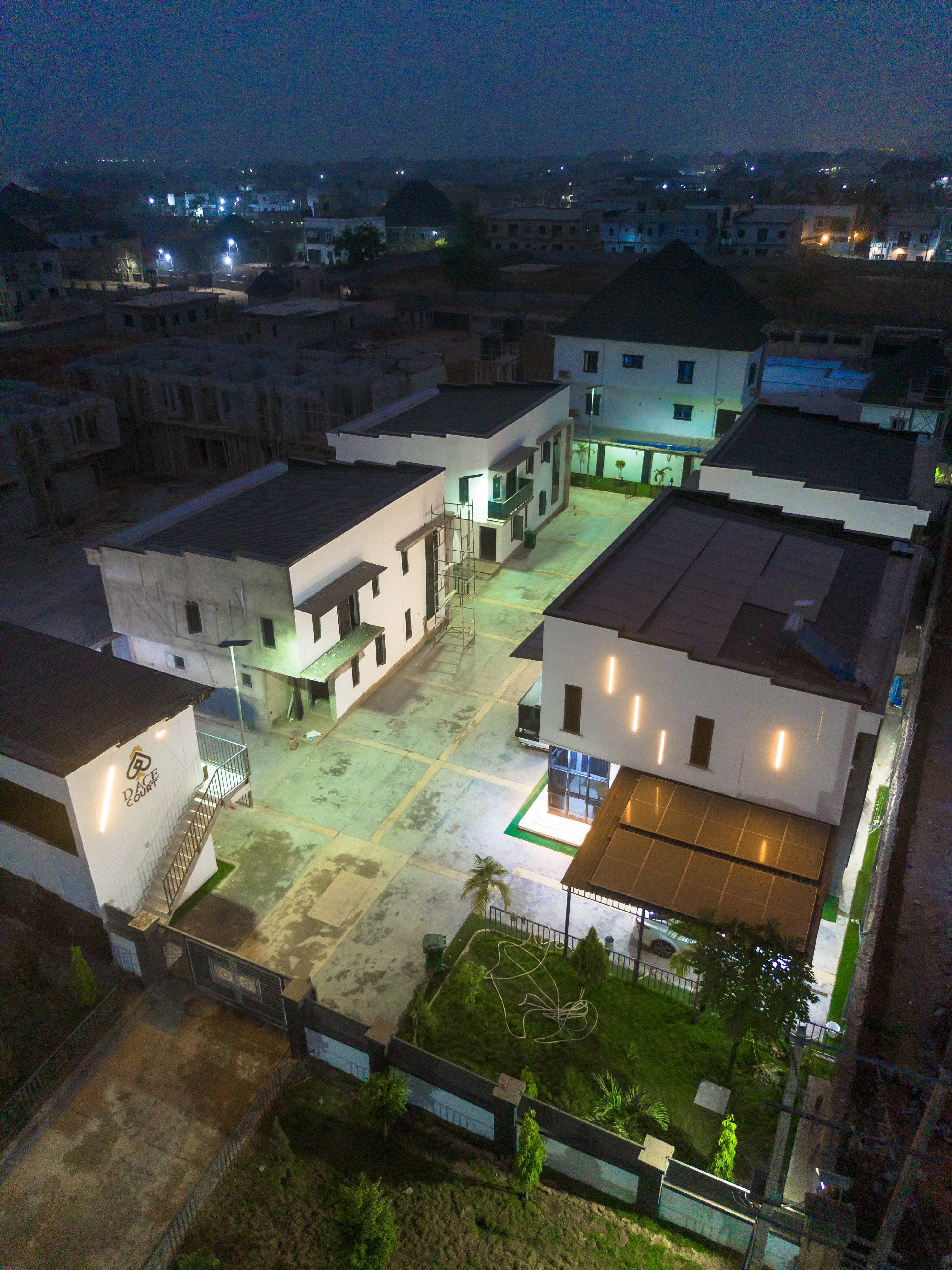 D'ACE Court — Aerial Perspective