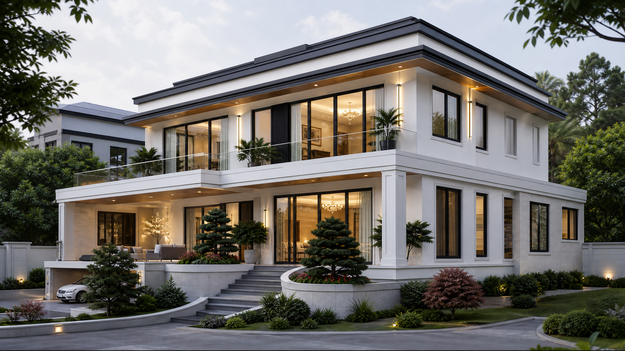 Duplex — Right Side View