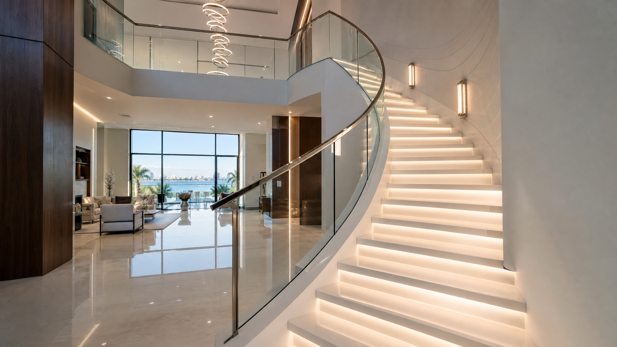 Duplex — Curved Staircase